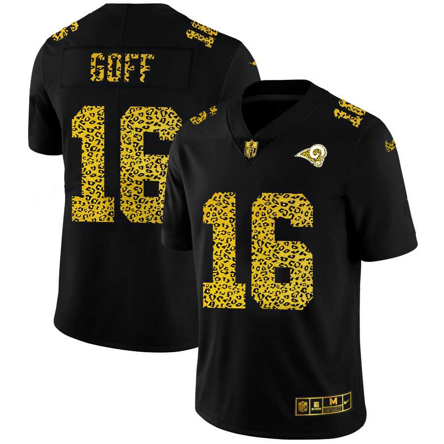 Nike Rams 16 Jared Goff Black Leopard Vapor Untouchable Limited Jersey Dyin,We sell and wholesale Nike Rams 16 Jared Goff Black Leopard Vapor Untouchable Limited Jersey Dyin on line form chian!
